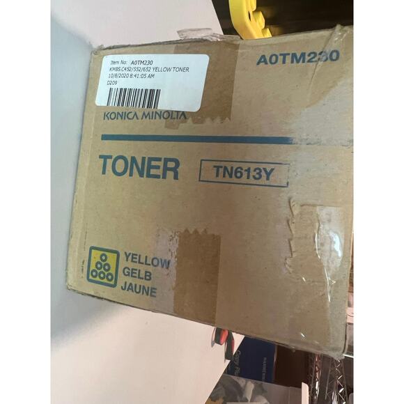 NEW Konica Minolta Tn314y Yellow Toner - Picture 1 of 5